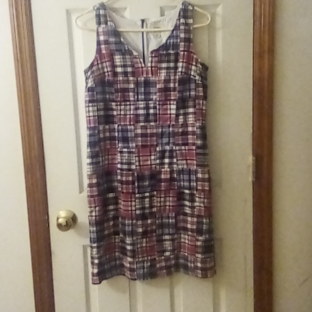 L.L. Bean Sundress, Ladies Size 6, Multi-color plaid